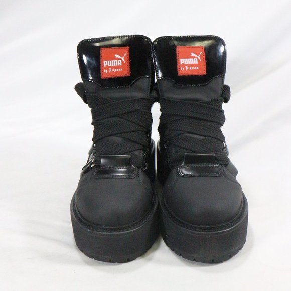 PUMA x Rihanna FENTY Sneaker Boots in Black Sz 6 US Women - Picture 7 of 8